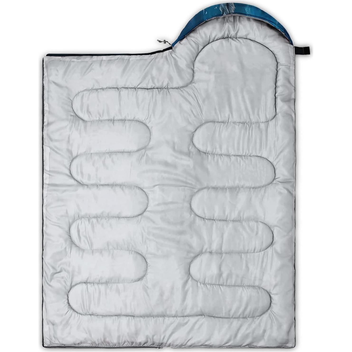 Saco de dormir UEVBF para niños, impermeable y compacto 228.6x81.3cm