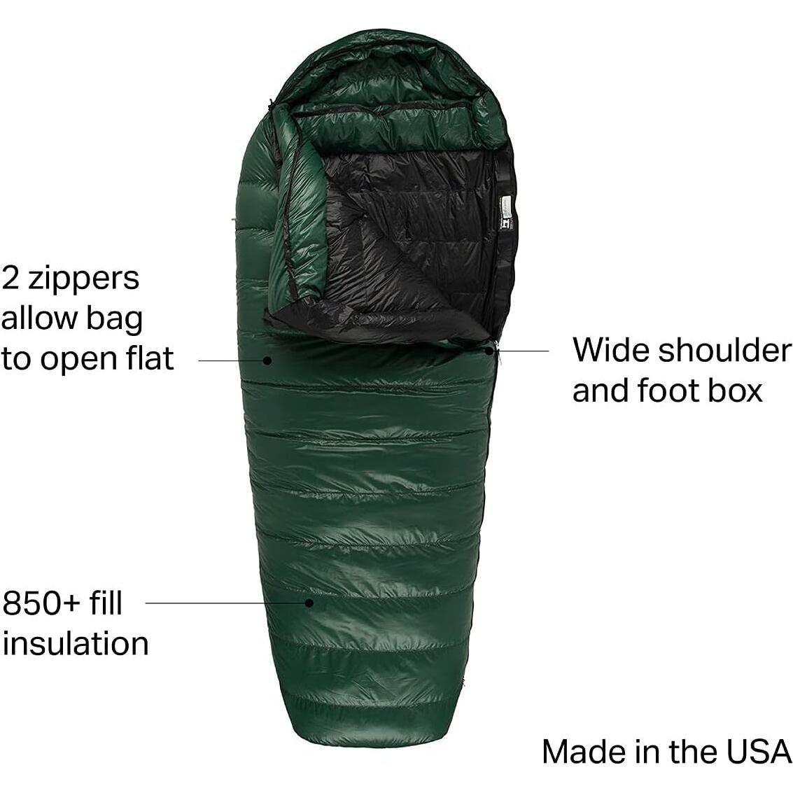Saco de dormir Western Mountaineering Bristlecone MF -10°C