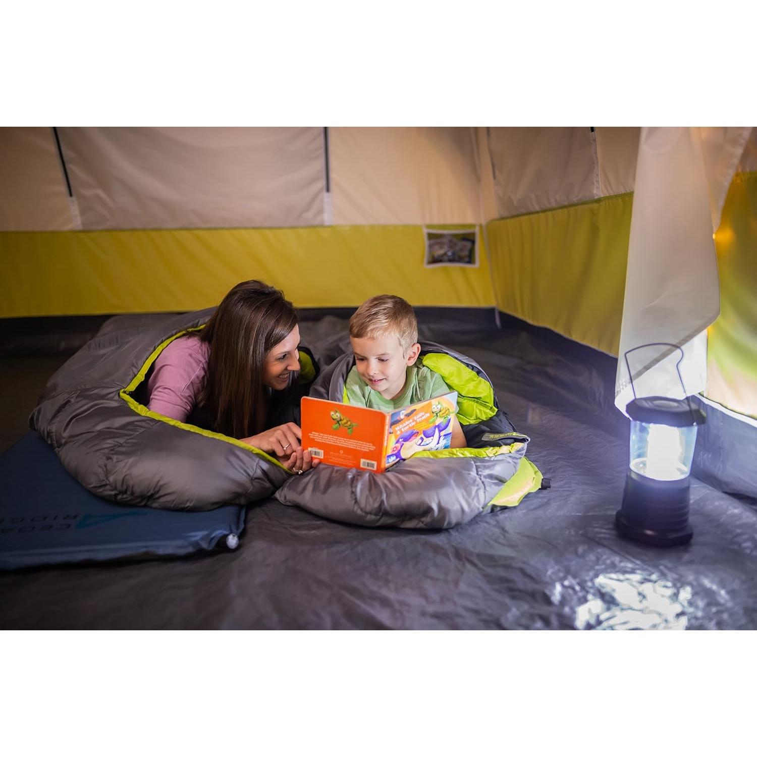 Saco de Dormir Momia Cedar Ridge Alloy 20°C - Gris/Cítricos