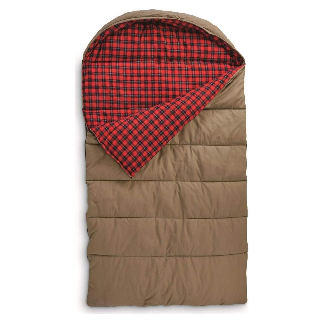 Saco de Dormir Doble Guide Gear 0°C para 2 Personas