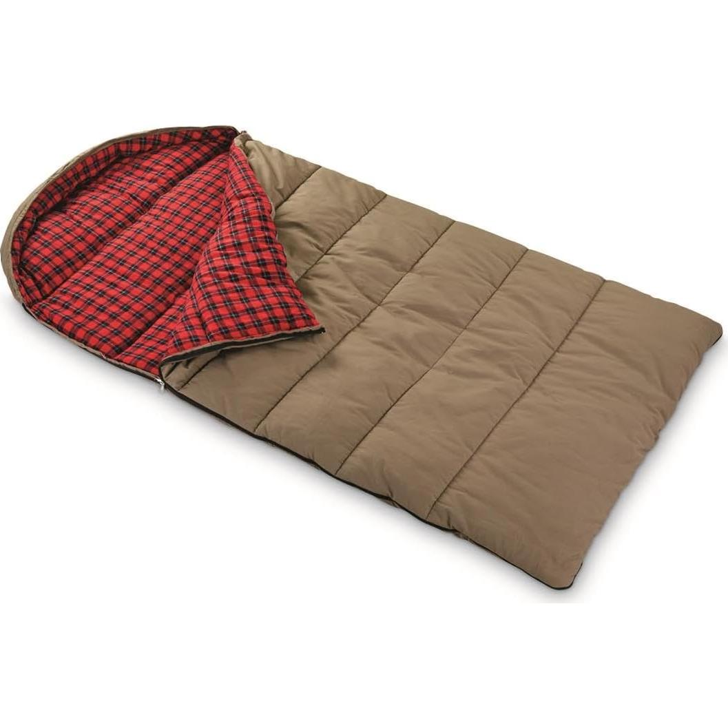 Saco de Dormir Doble Guide Gear 0°C para 2 Personas