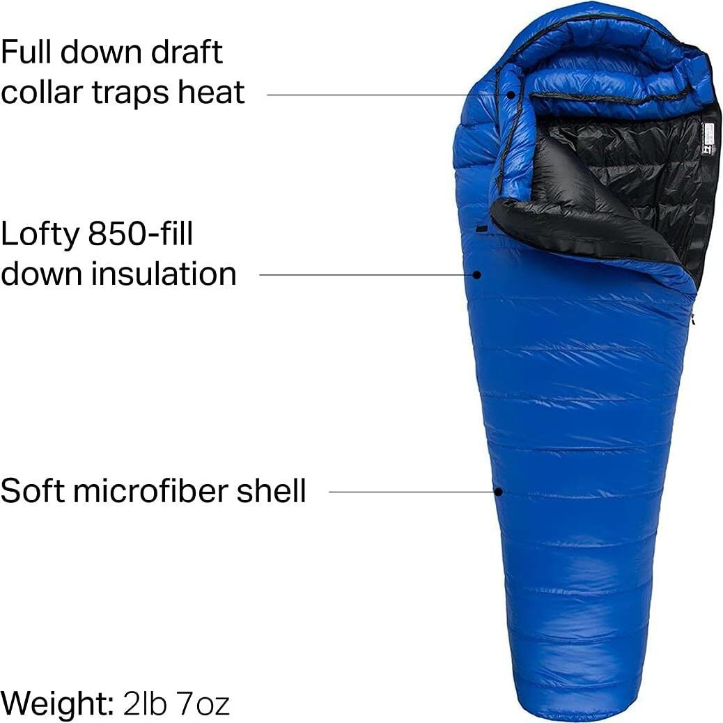 Saco de Dormir Western Mountaineering Antelope MF 6FT Azul