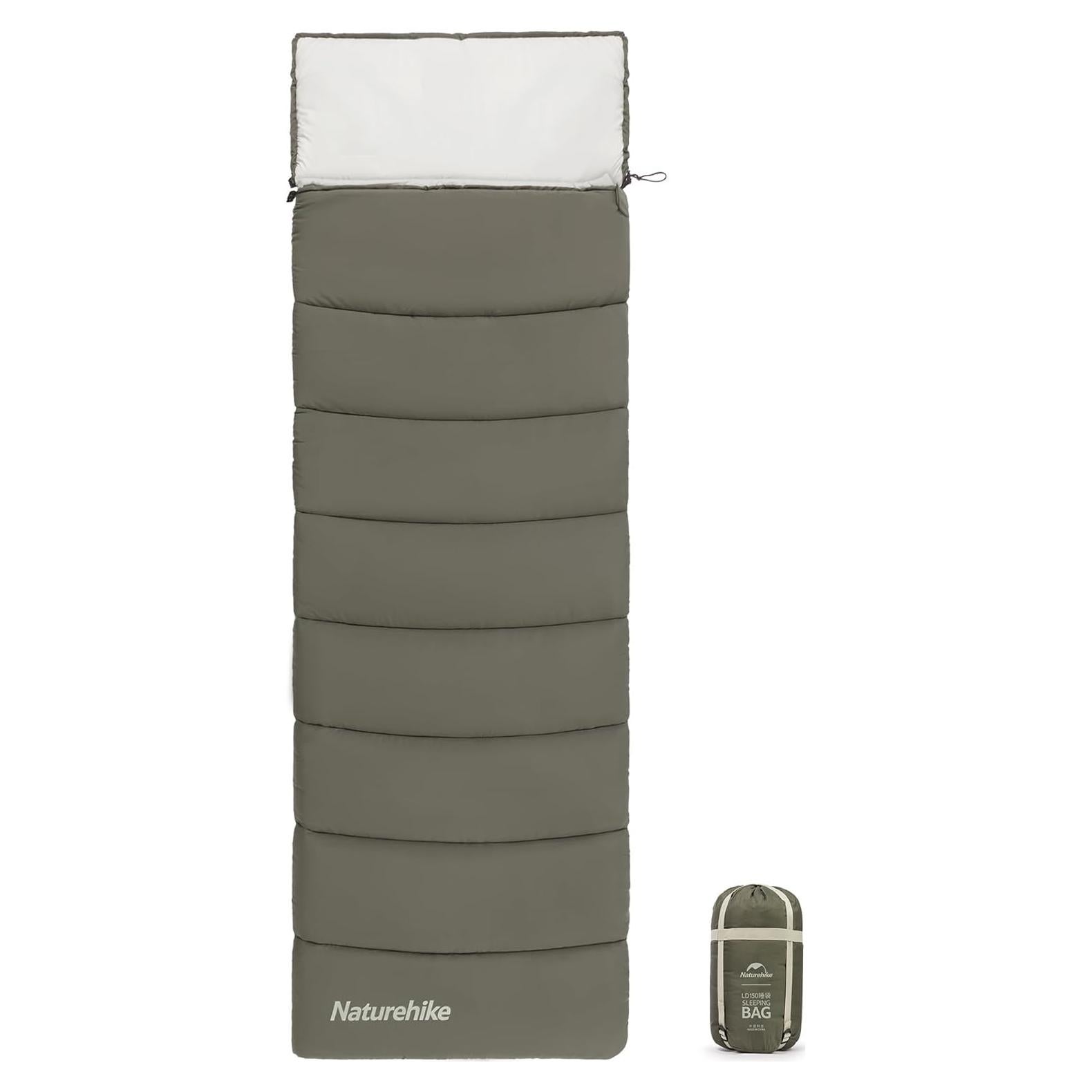 Saco de dormir Naturehike LD150 para camping 1 persona 3 estaciones