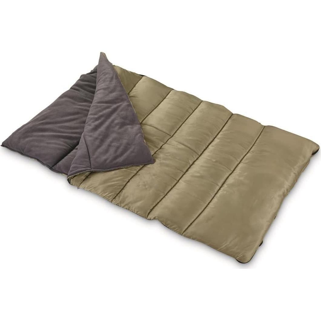 Saco de Dormir Doble Guide Gear 20°F - 2 Personas, Ligero y Cálido