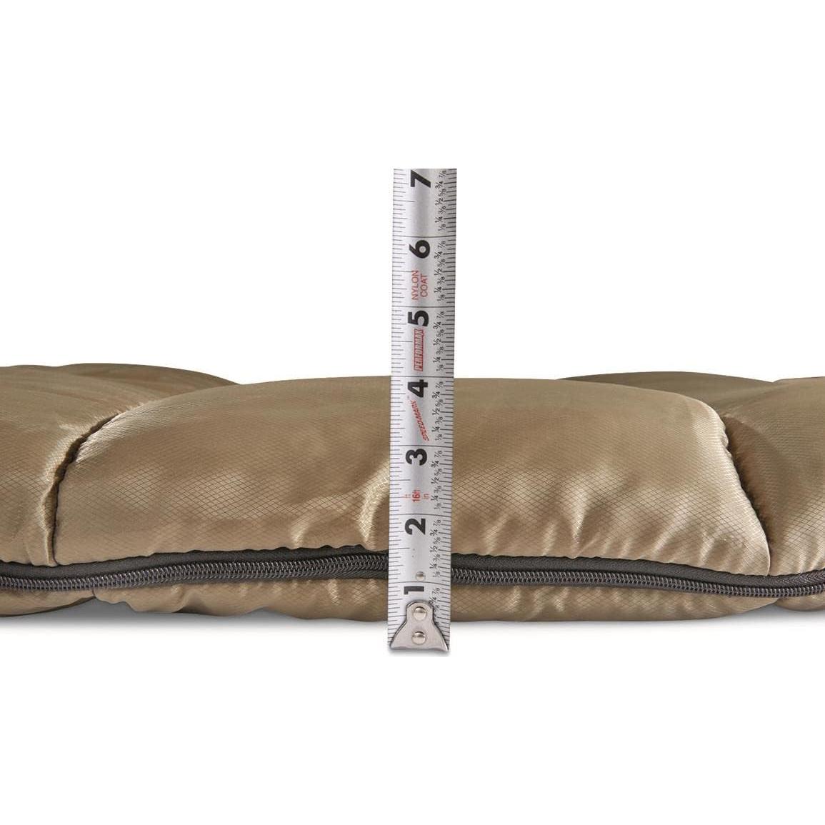 Saco de Dormir Doble Guide Gear 20°F - 2 Personas, Ligero y Cálido