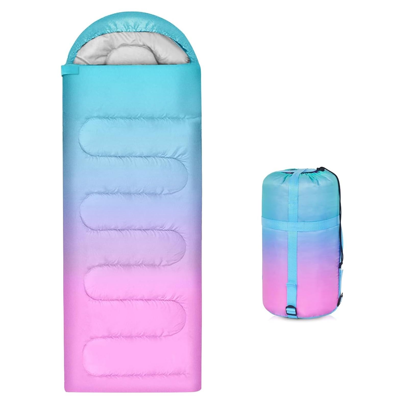 Saco de dormir AuSletie 3 estaciones impermeable 228.6x80cm