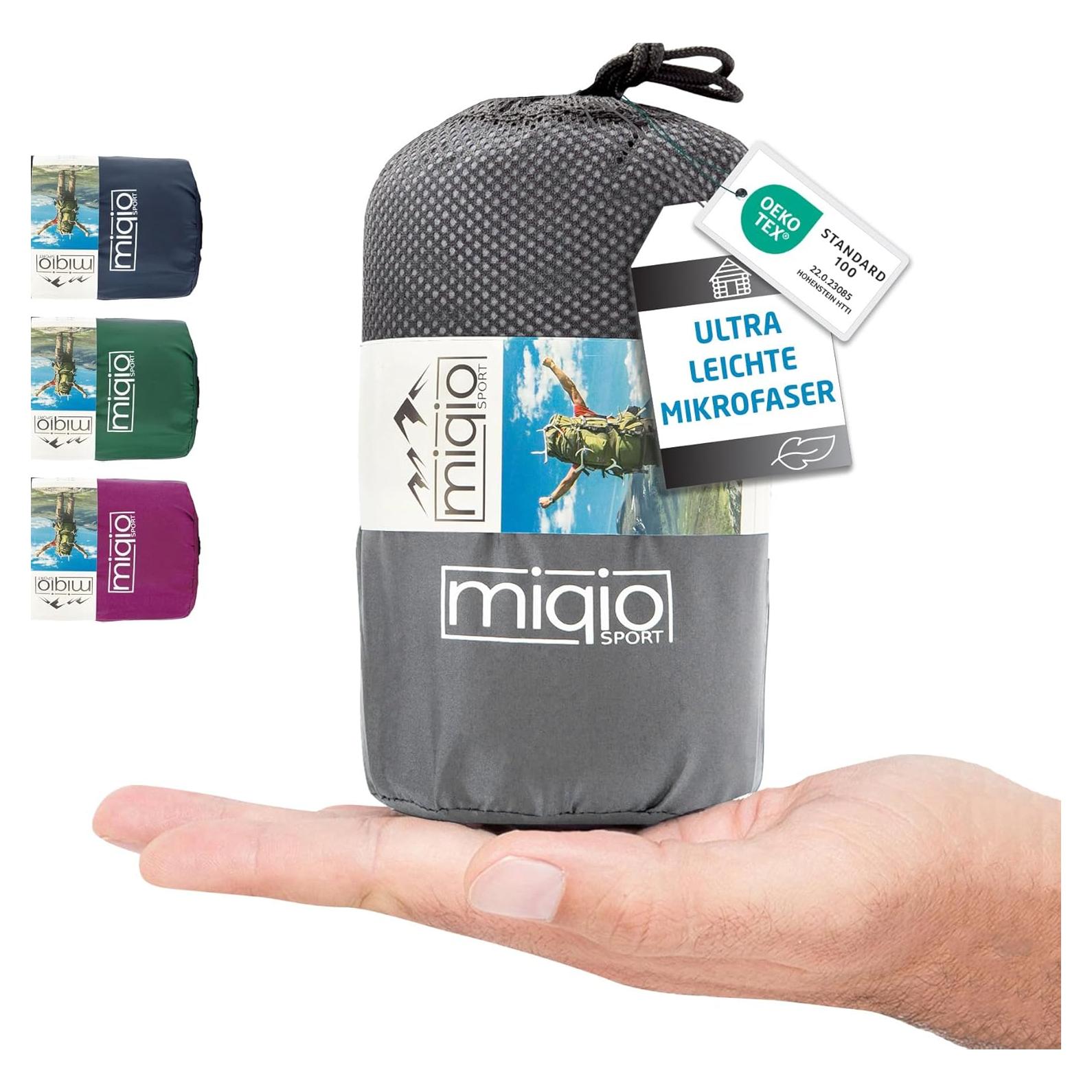 Saco de Dormir 2-en-1 Miqio Forro y Sábana de Viaje XL