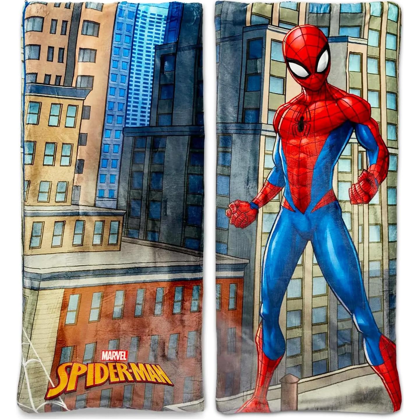 Saco de Dormir Spiderman con Almohada 142x69 cm - Marvel