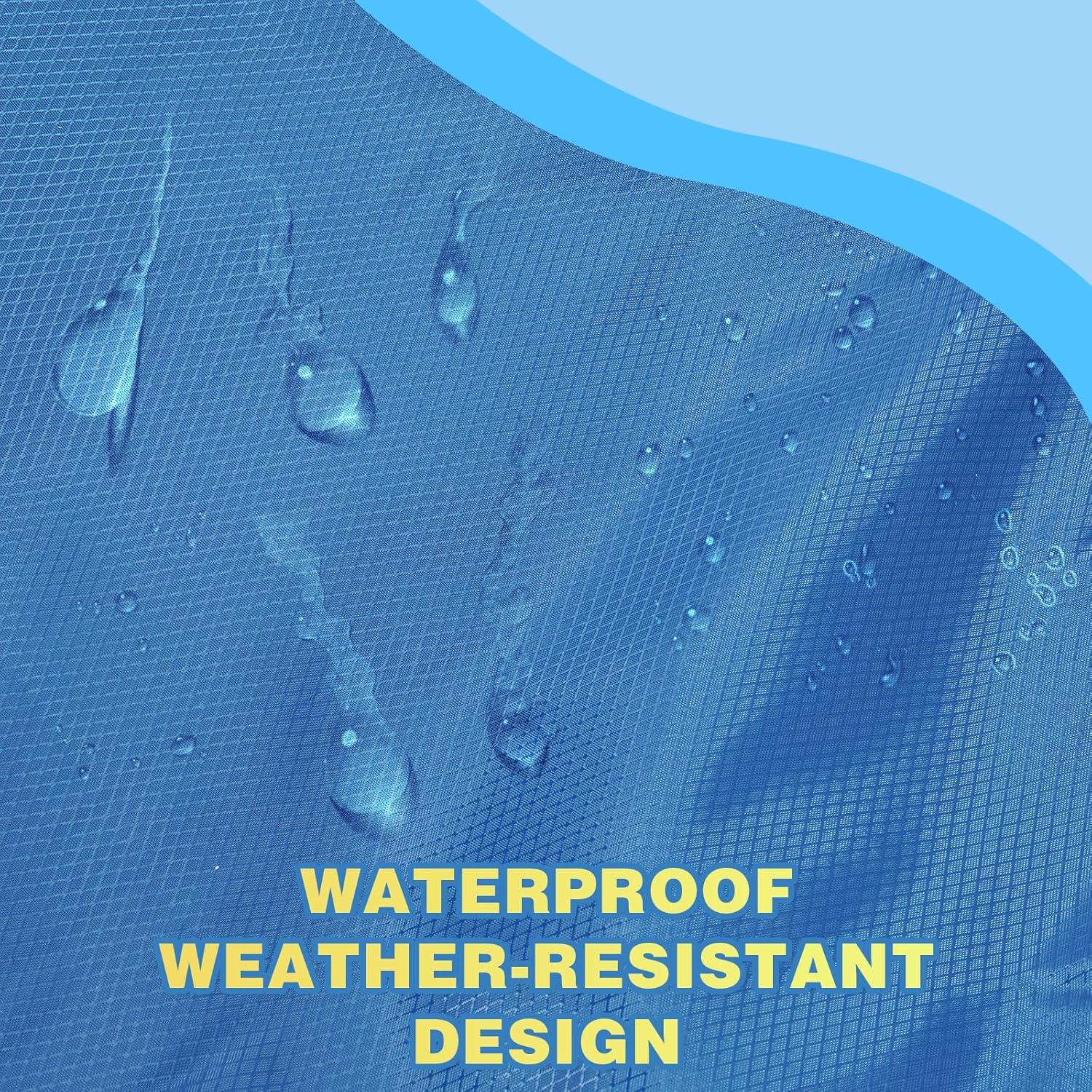 Saco de Dormir REDCAMP para Niños 3 Temporadas Azul 169 cm