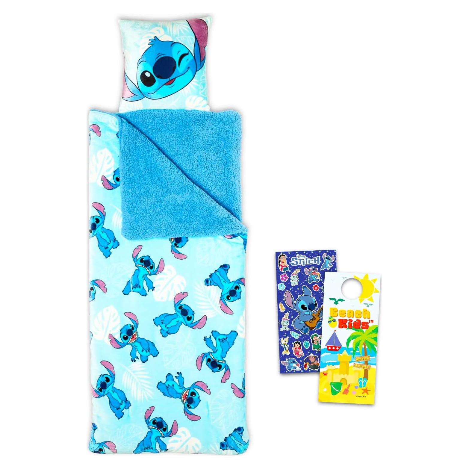 Saco de Dormir Stitch Disney con Almohada 142x69 cm