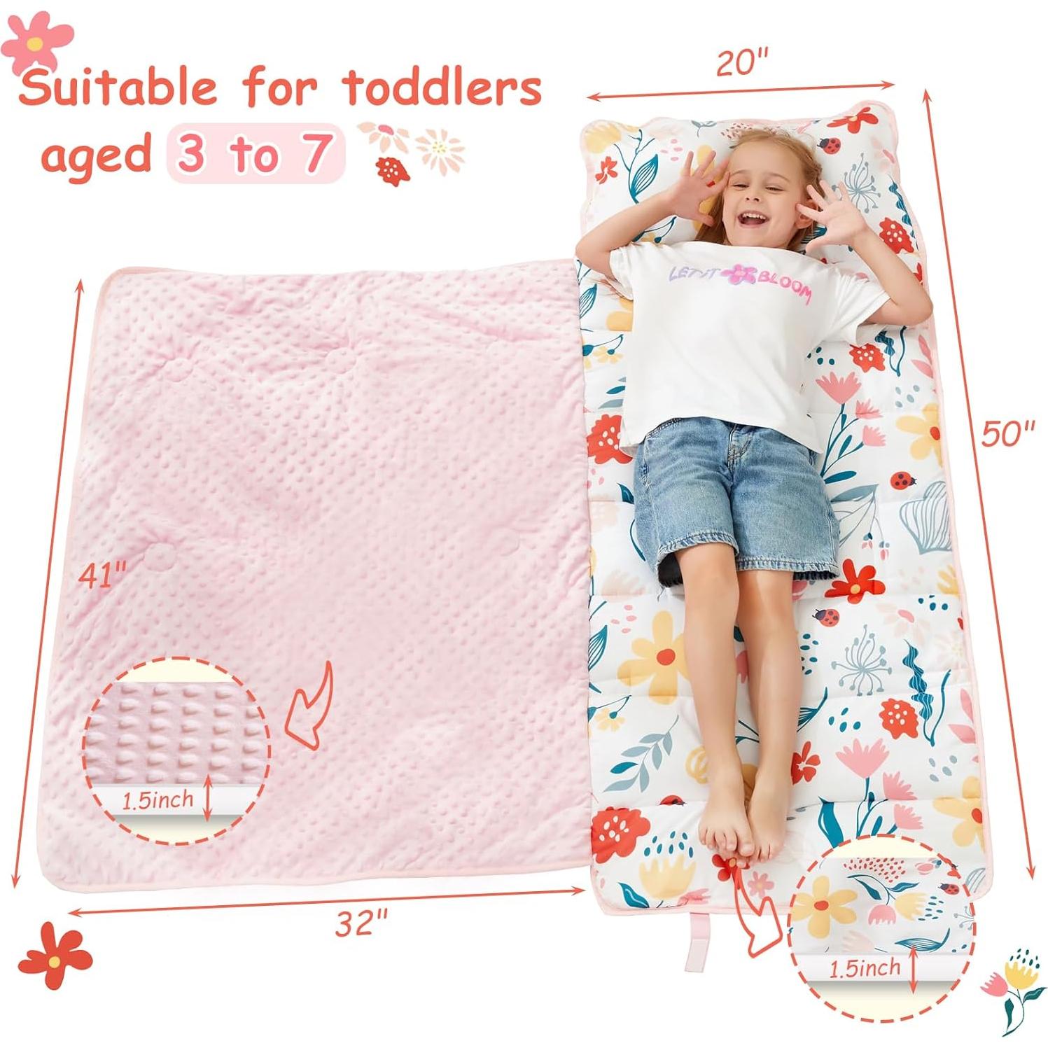 Esteras de Siesta Softan para Niños con Almohada y Manta