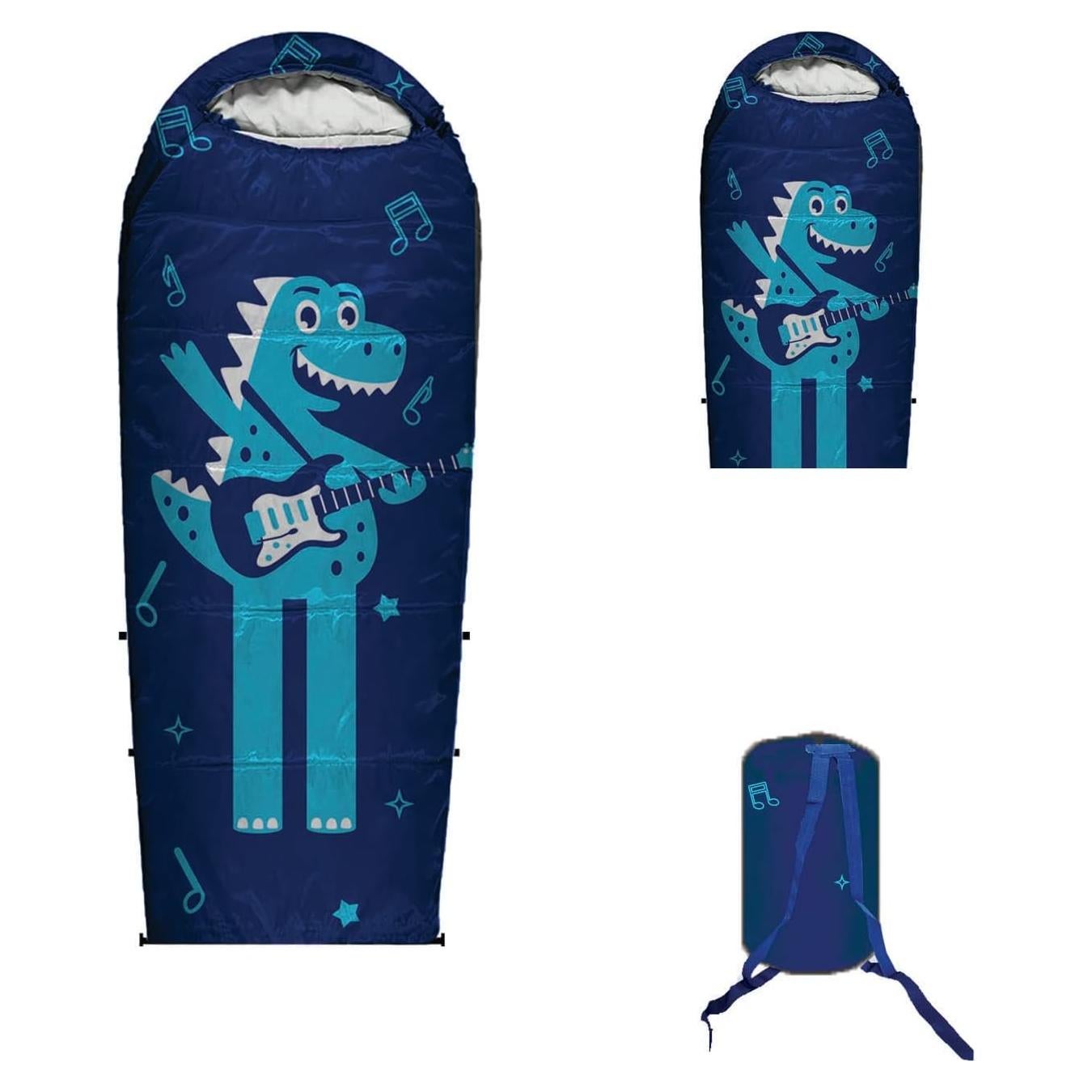 Saco de dormir momia ajustable ANJ Outdoors 0-15°C niños