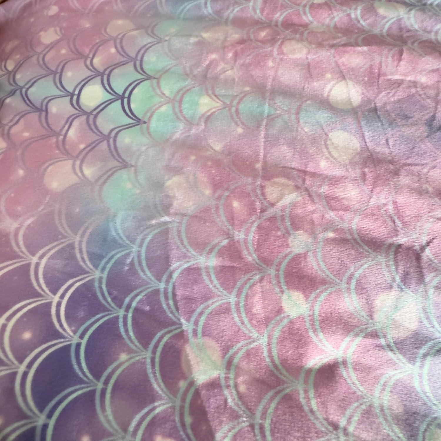 Saco de dormir infantil Nalexmi Sirena 137x64.5 cm con almohada