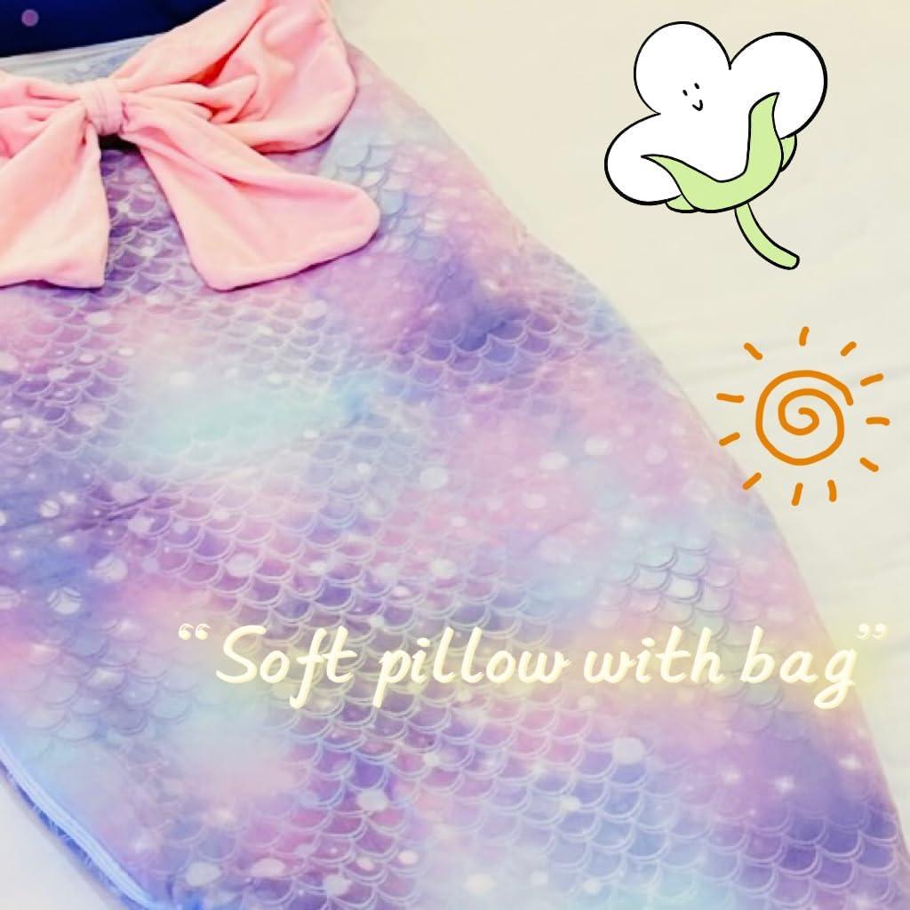 Saco de dormir infantil Nalexmi Sirena 137x64.5 cm con almohada