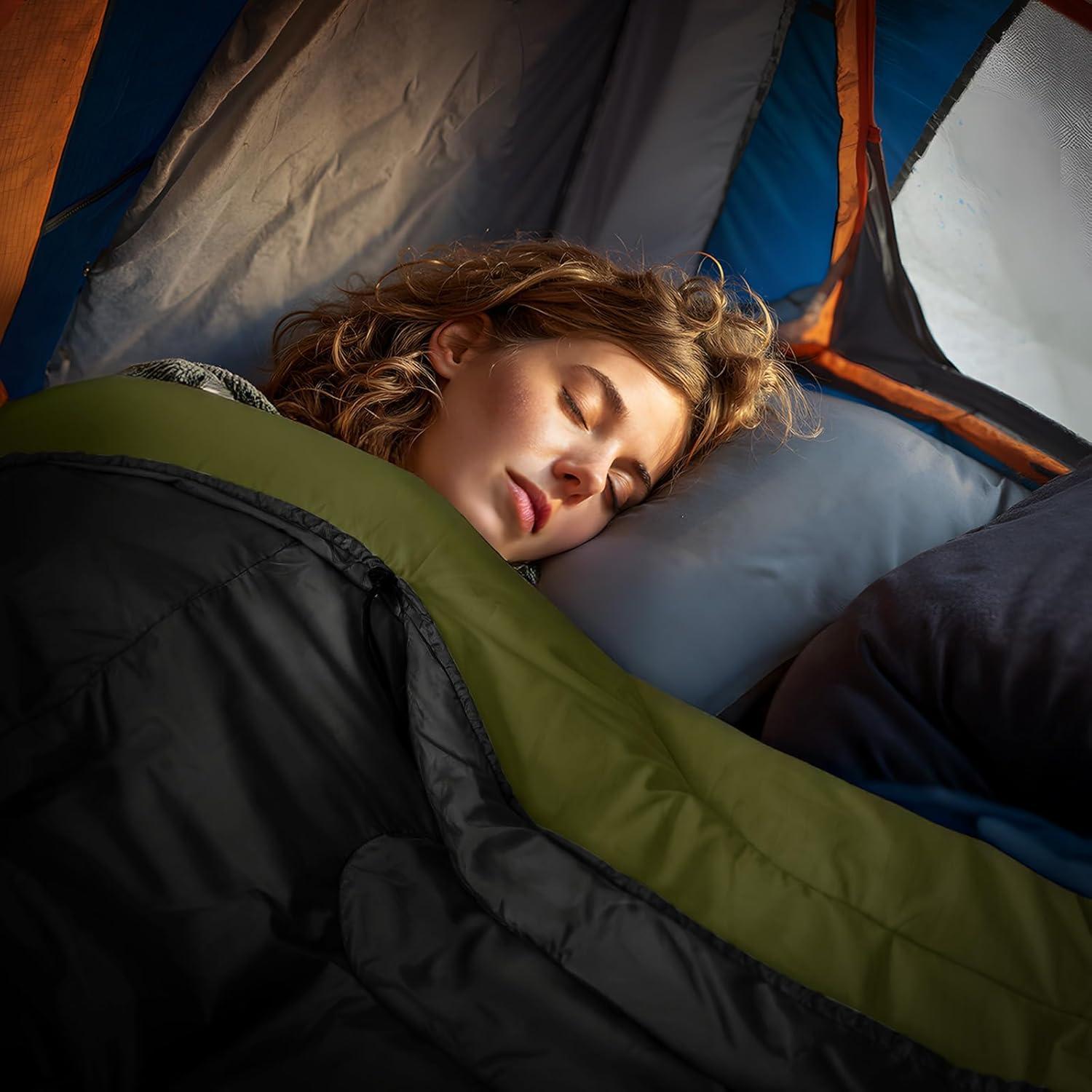 Saco de Dormir XXL TANSTRIDER 0°C Poliéster Camping