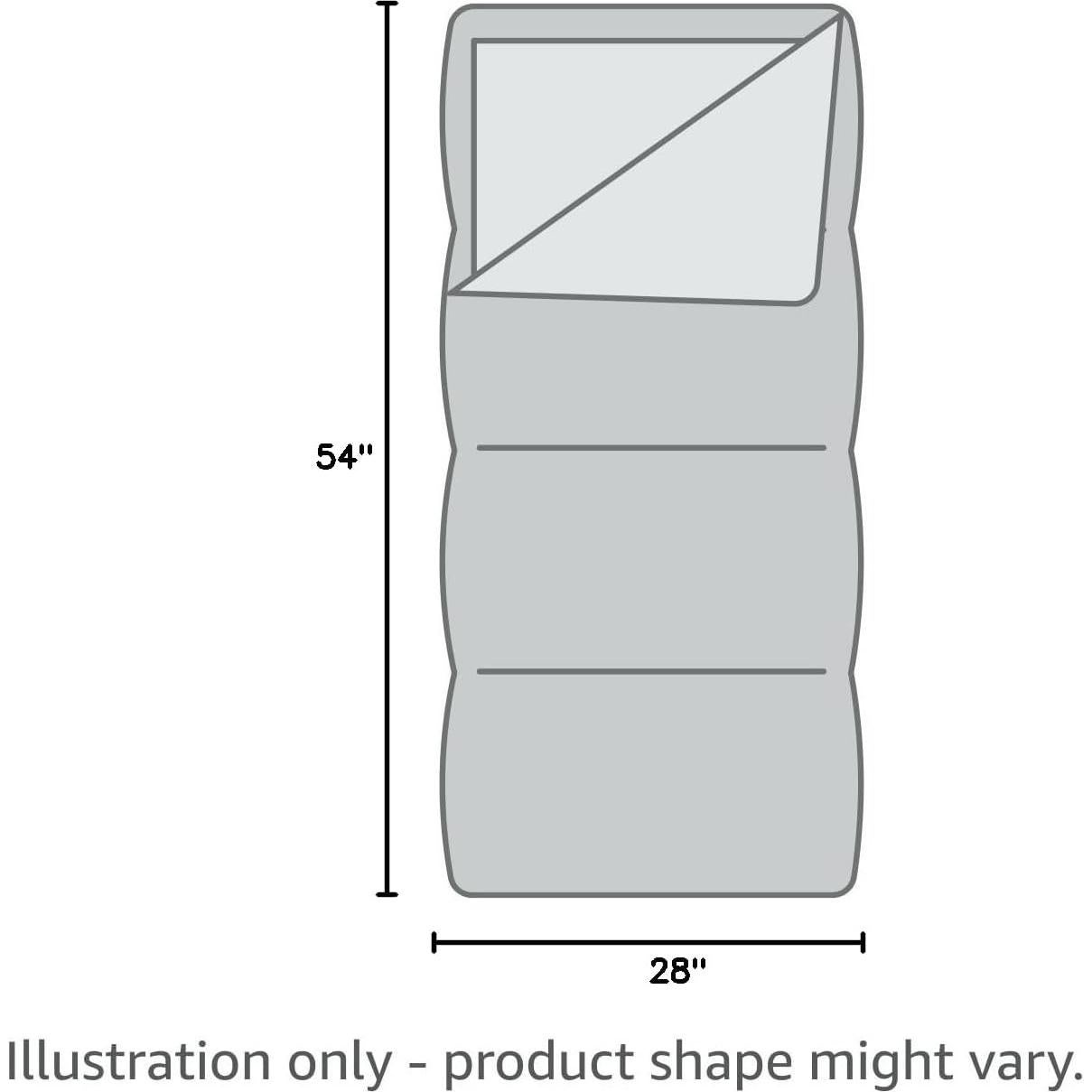 Saco de dormir reversible de lentejuelas Idea Nuova - Rosa 137x71 cm