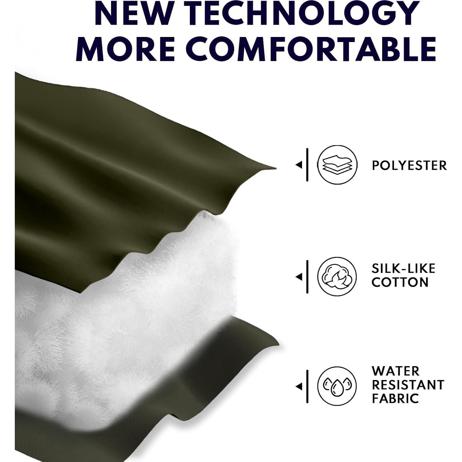 Saco de Dormir XXL TANSTRIDER 0°C Camping Adultos Verde