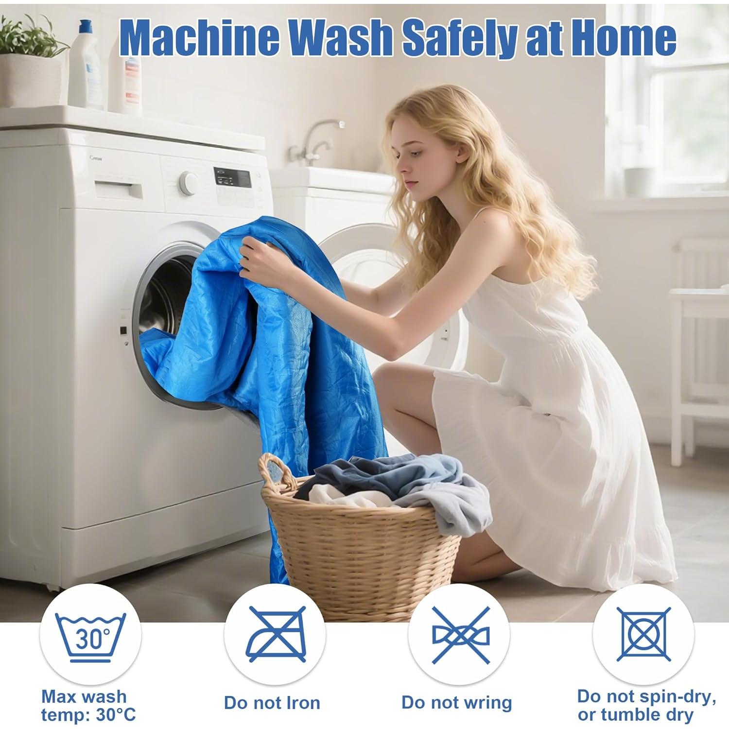 Saco de dormir 2 en 1 Cozivo impermeable para 4 estaciones