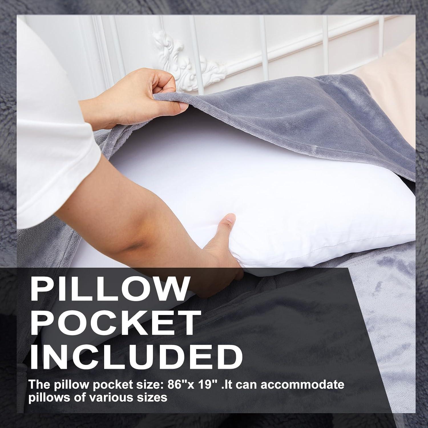 Forro de Saco de Dormir Franela Remagr ZK1668 220x105 cm Gris