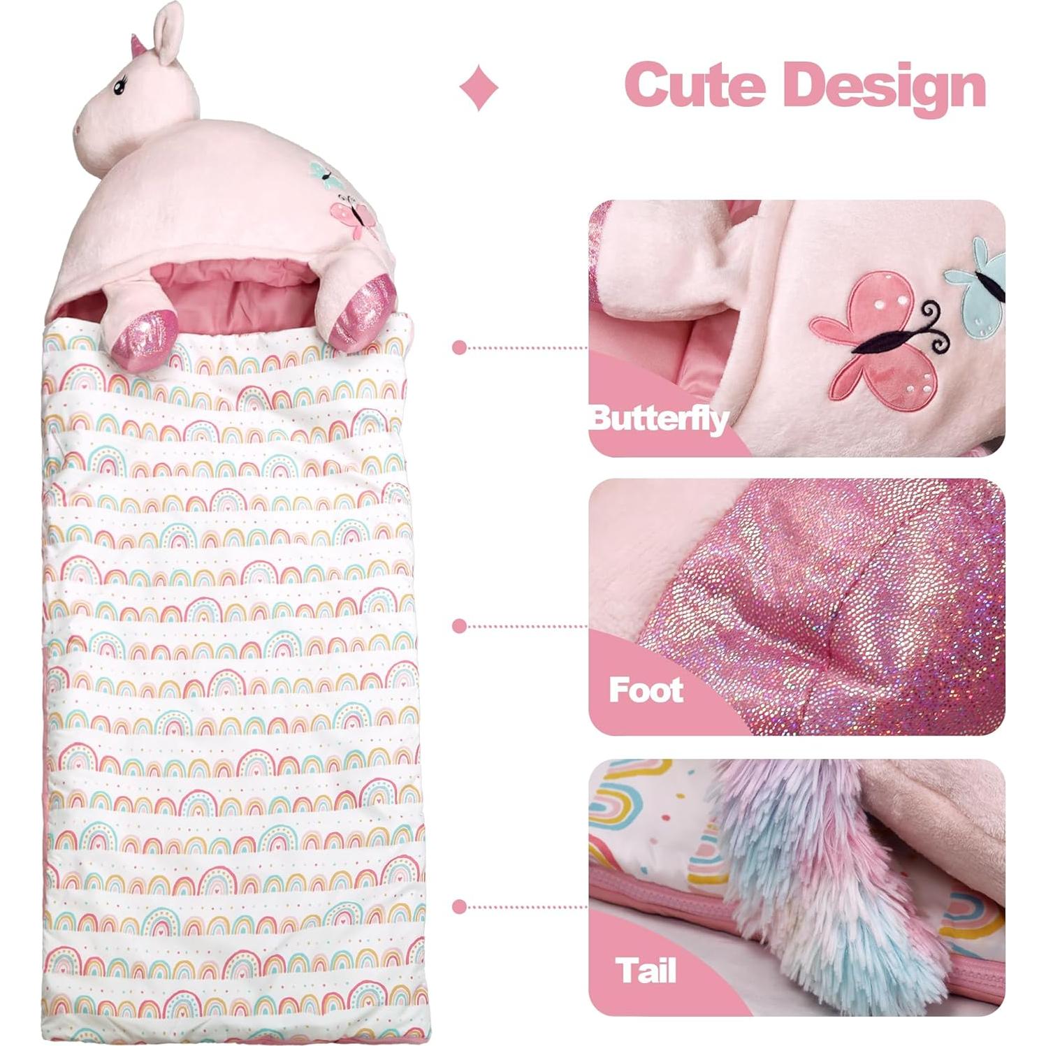 Saco de Dormir SHALALA NEW YORK para Niños con Almohada 162 cm