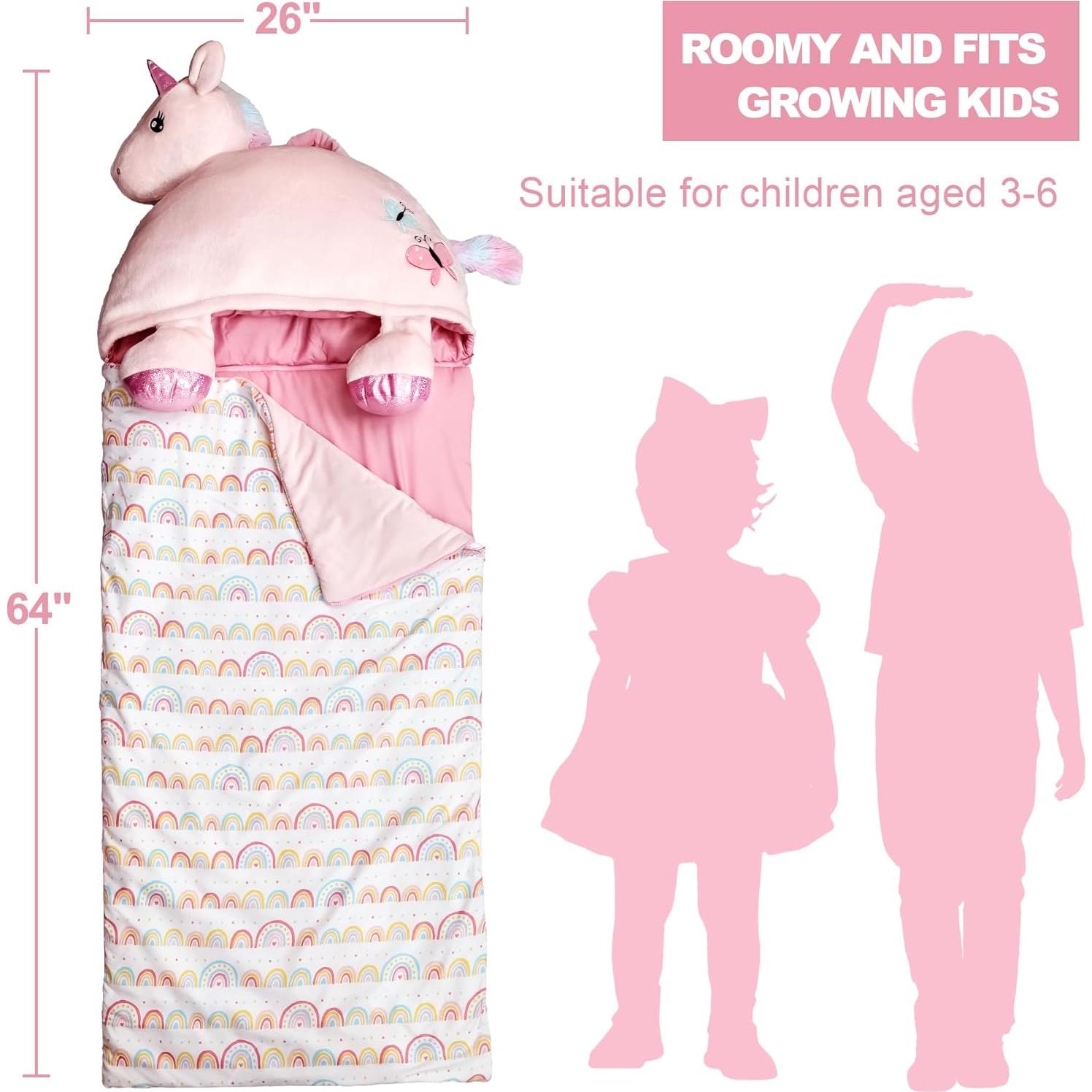 Saco de Dormir SHALALA NEW YORK para Niños con Almohada 162 cm