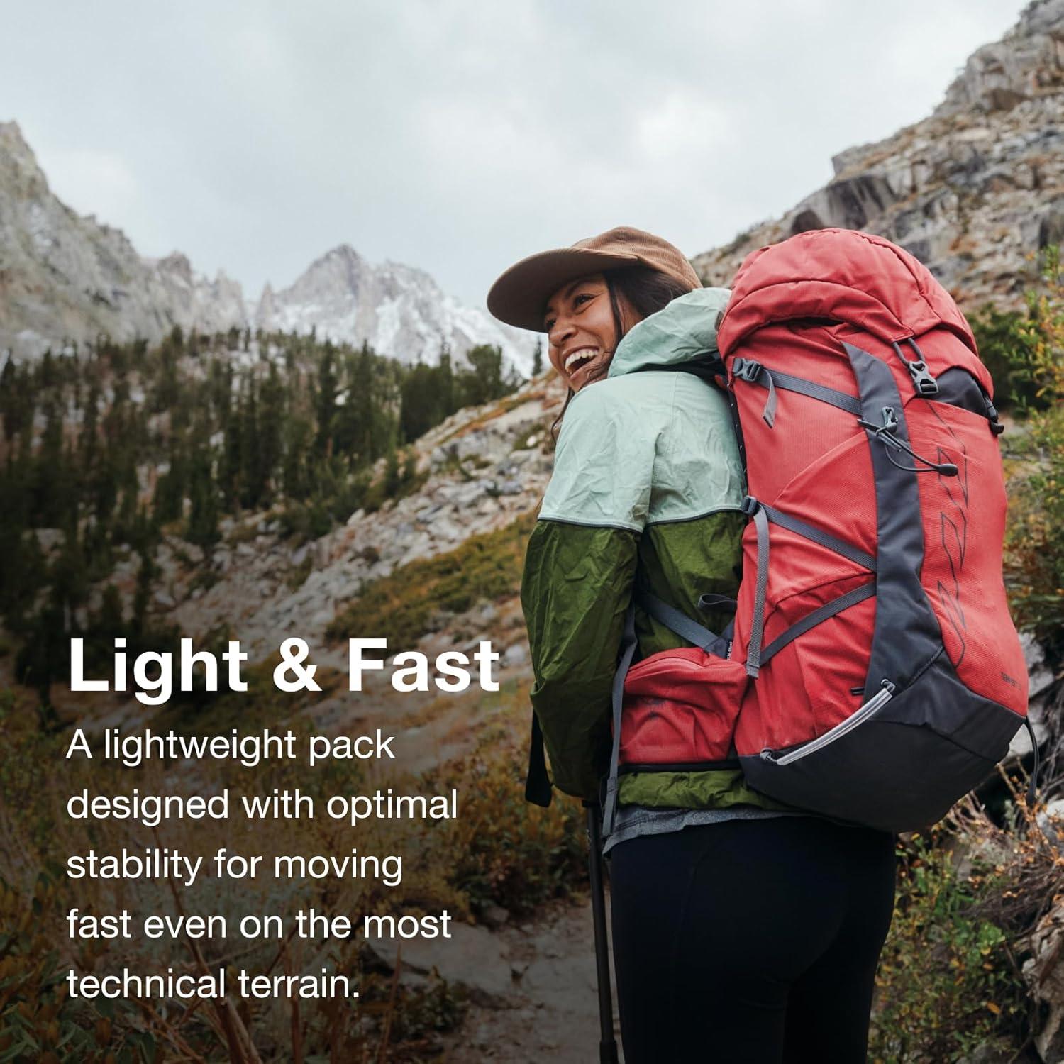 Mochila de Senderismo Osprey Tempest 44L Mujer M/G Negro/Gris