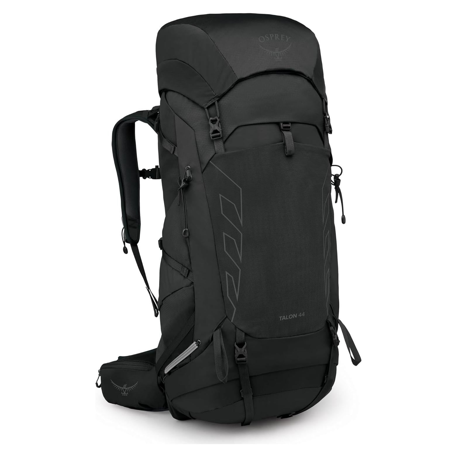 Mochila de senderismo Osprey Talon 44L para hombres Negro/Gris