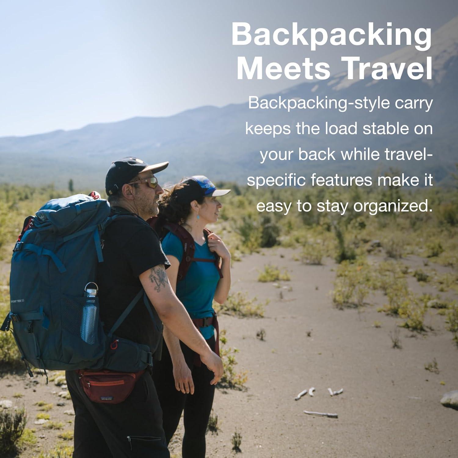 Mochila de Viaje Osprey Fairview Trek 70L para Mujeres - Azul