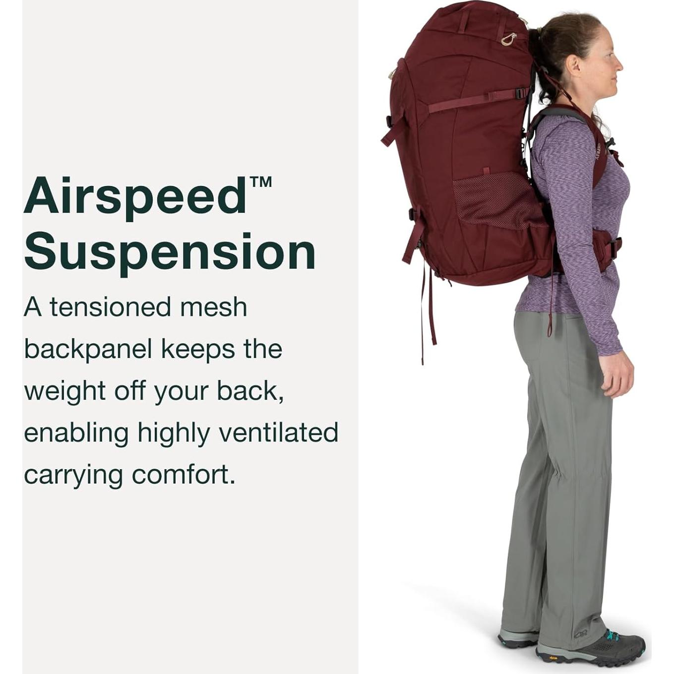 Mochila de Viaje Osprey Fairview Trek 70L para Mujeres - Azul