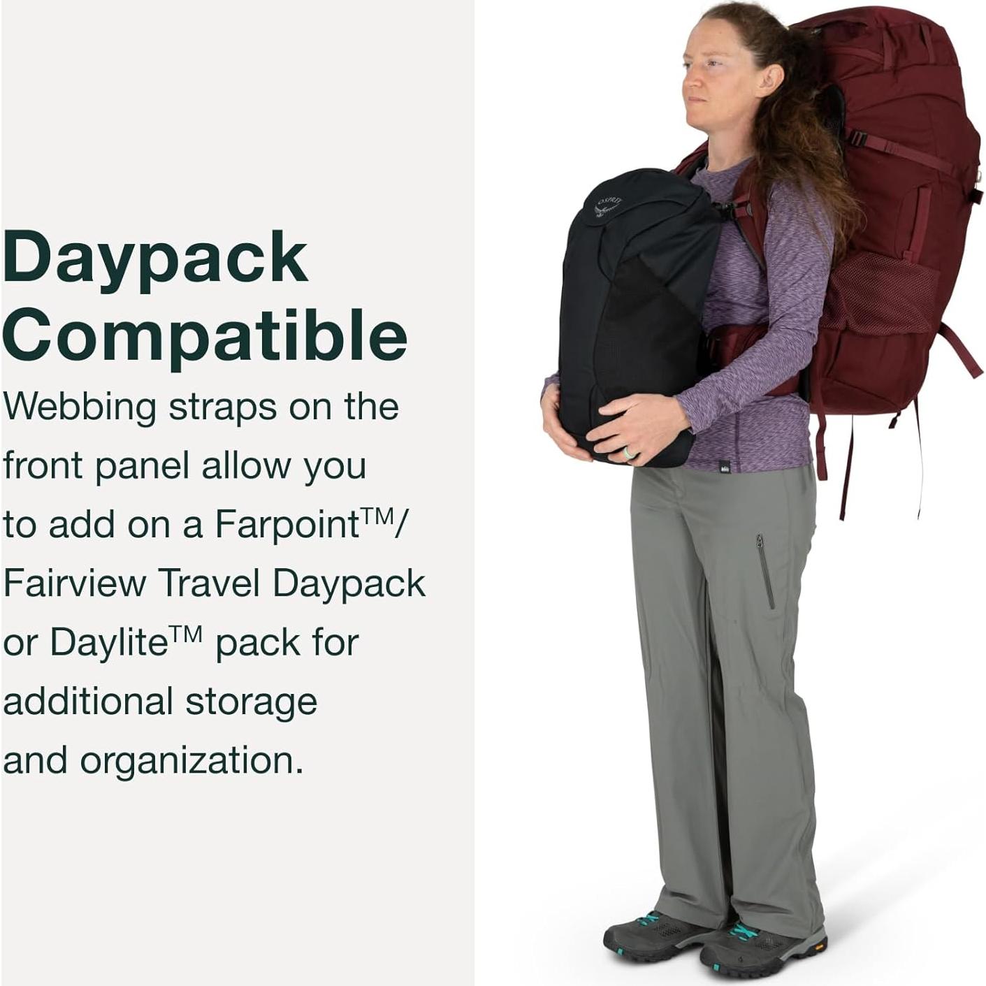 Mochila de Viaje Osprey Fairview Trek 70L para Mujeres - Azul