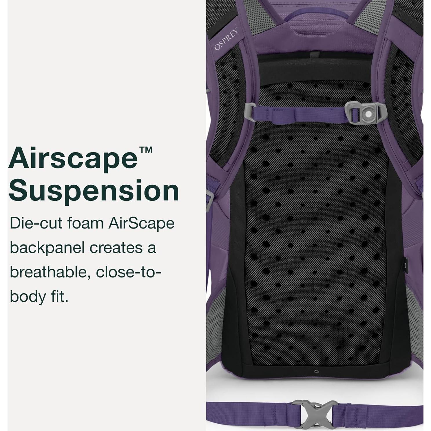 Mochila de Senderismo Osprey Skimmer 20L para Mujeres Púrpura