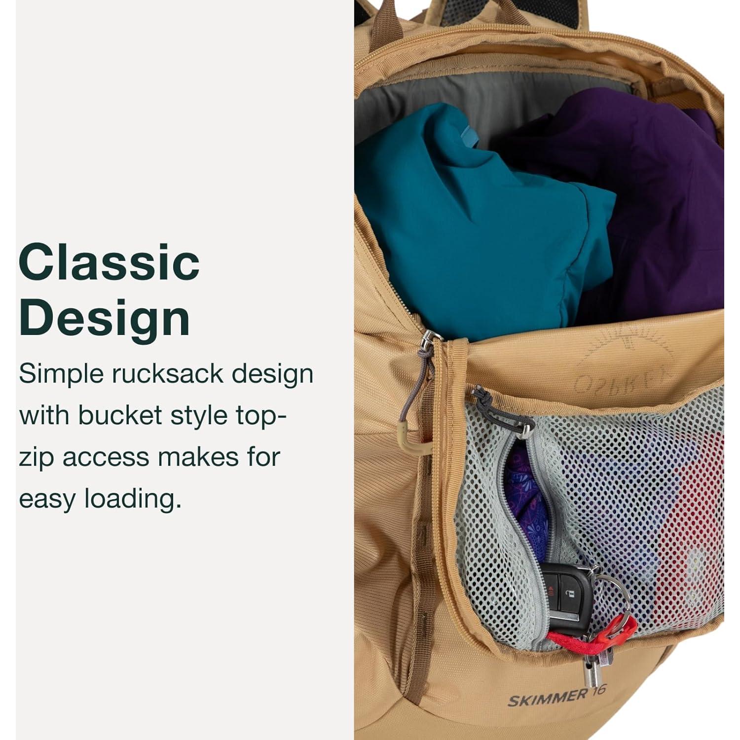 Mochila de Senderismo Osprey Skimmer 20L para Mujeres Púrpura