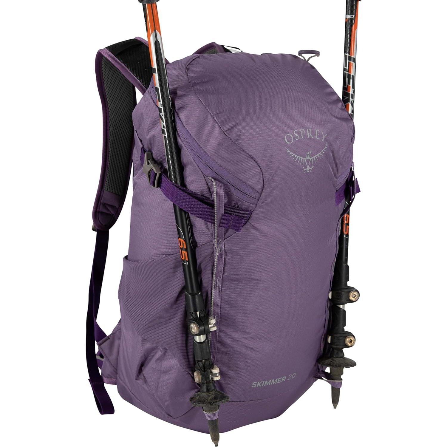 Mochila de Senderismo Osprey Skimmer 20L para Mujeres Púrpura