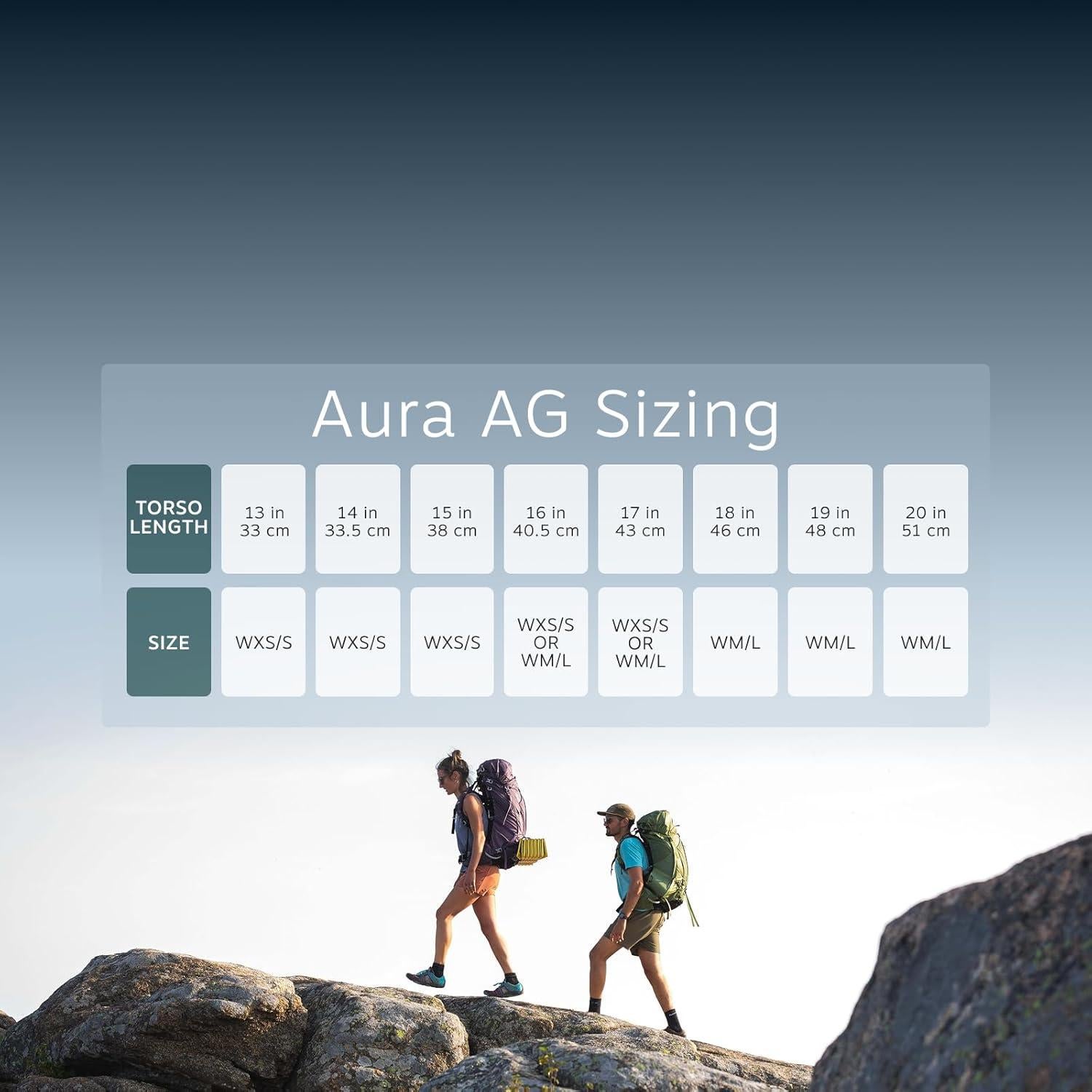 Mochila de Senderismo Osprey Aura AG 65L para Mujeres M/L