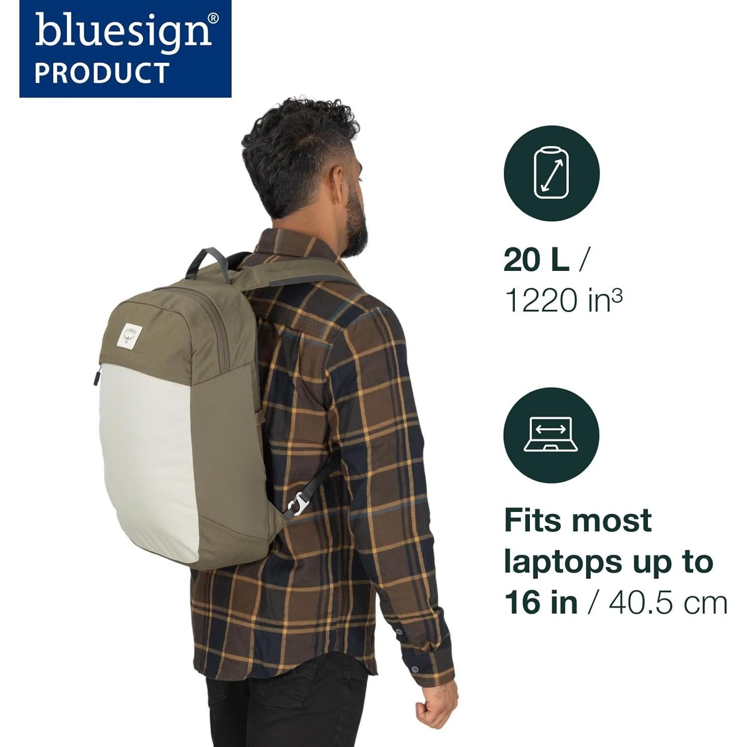 Mochila Osprey Arcane Grande 10L para Laptop 16" Negra