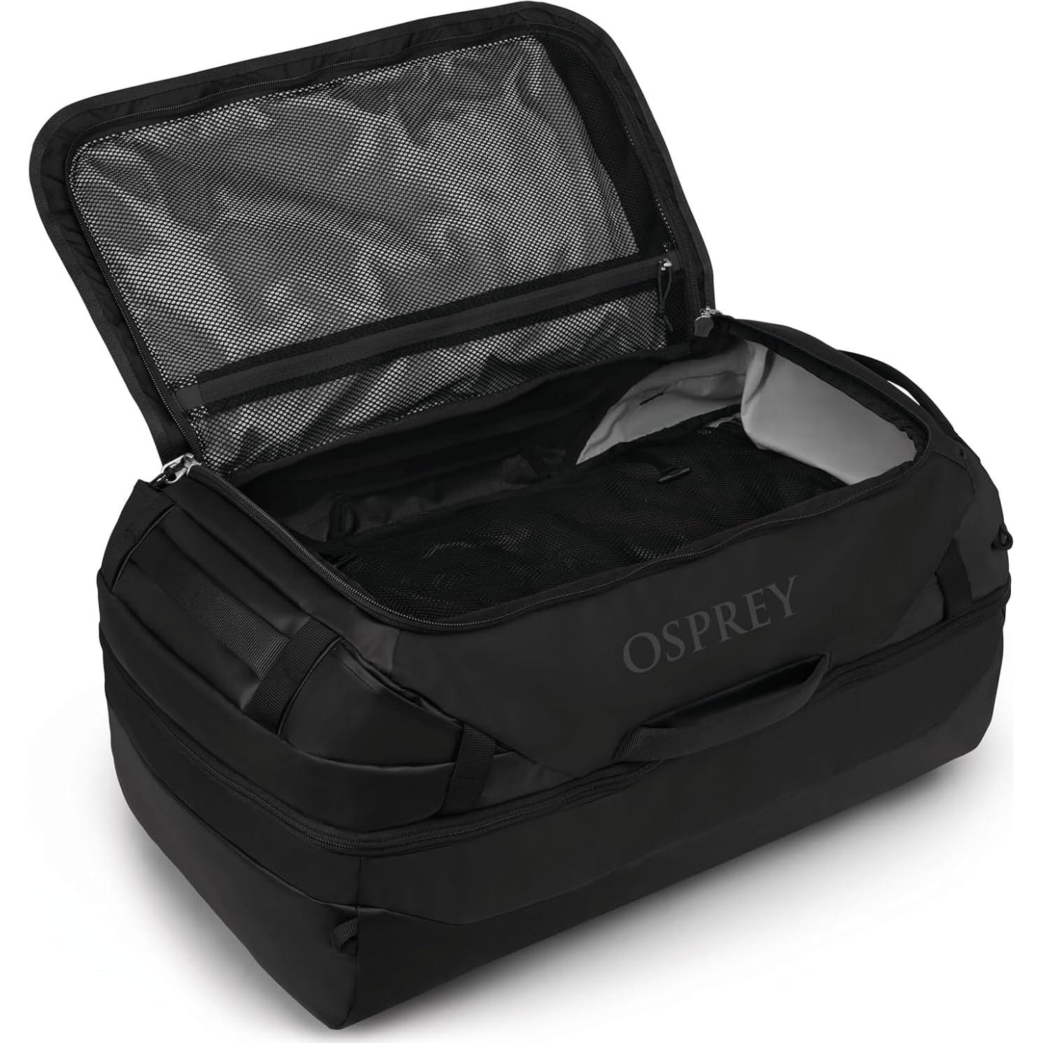 Bolsa de viaje Osprey Transporter Duffel 70L Negra