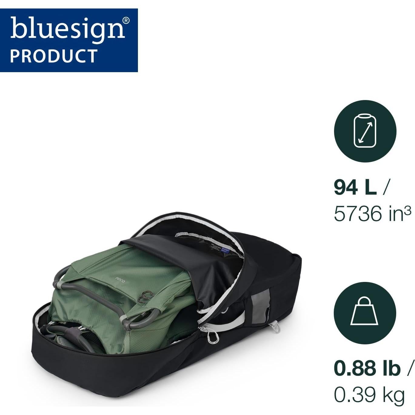 Funda de Transporte Osprey Poco para Niños - Negra