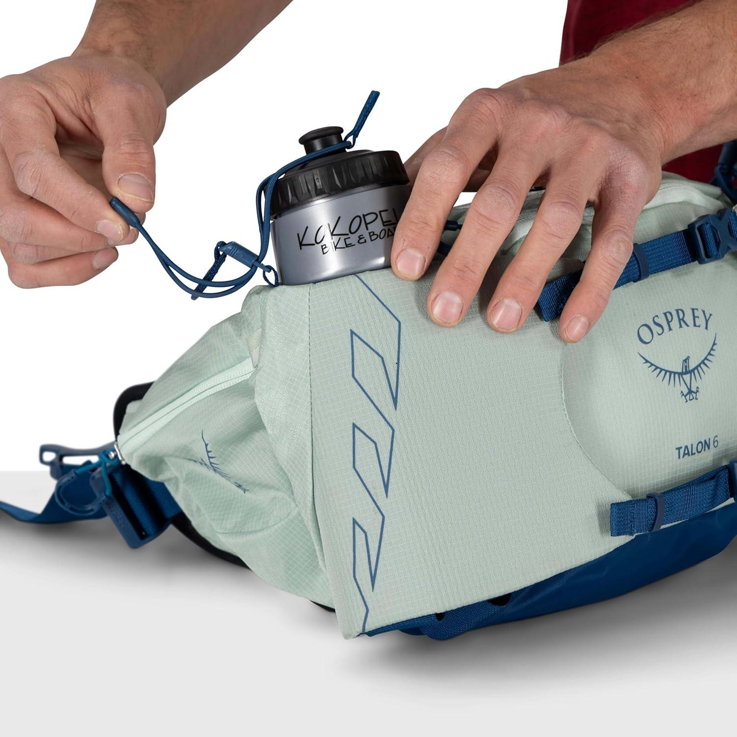 Mochila Lumbar Osprey Talon 6L para Hombre - Negro/Gris