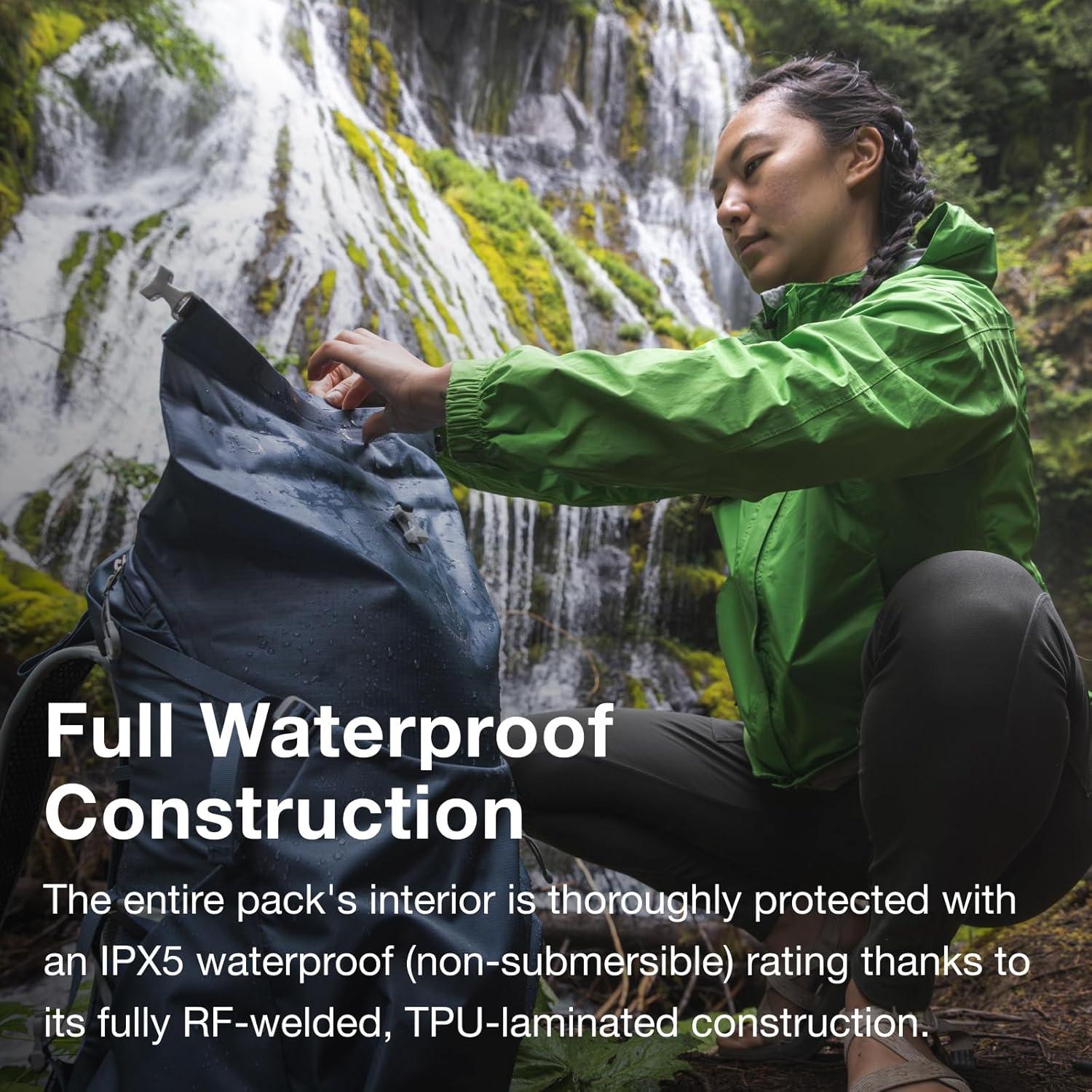 Mochila de Senderismo Osprey Downburst 34L Impermeable Azul