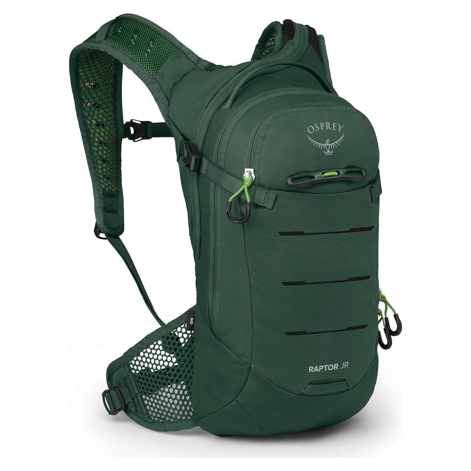 Mochila de Ciclismo Osprey Raptor Jr para Niños 1.5L Verde