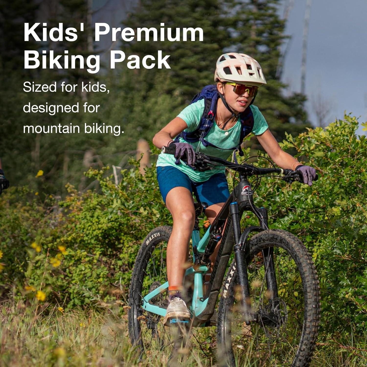 Mochila de Ciclismo Osprey Raptor Jr para Niños 1.5L Verde