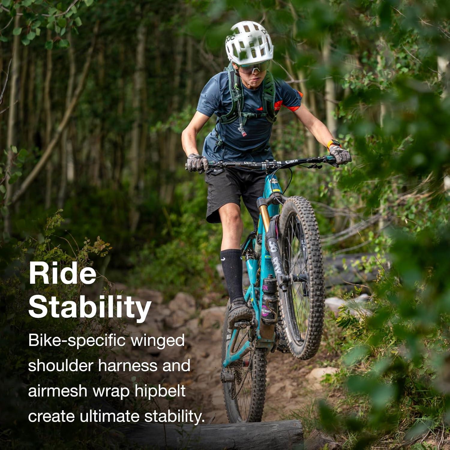 Mochila de Ciclismo Osprey Raptor Jr para Niños 1.5L Verde