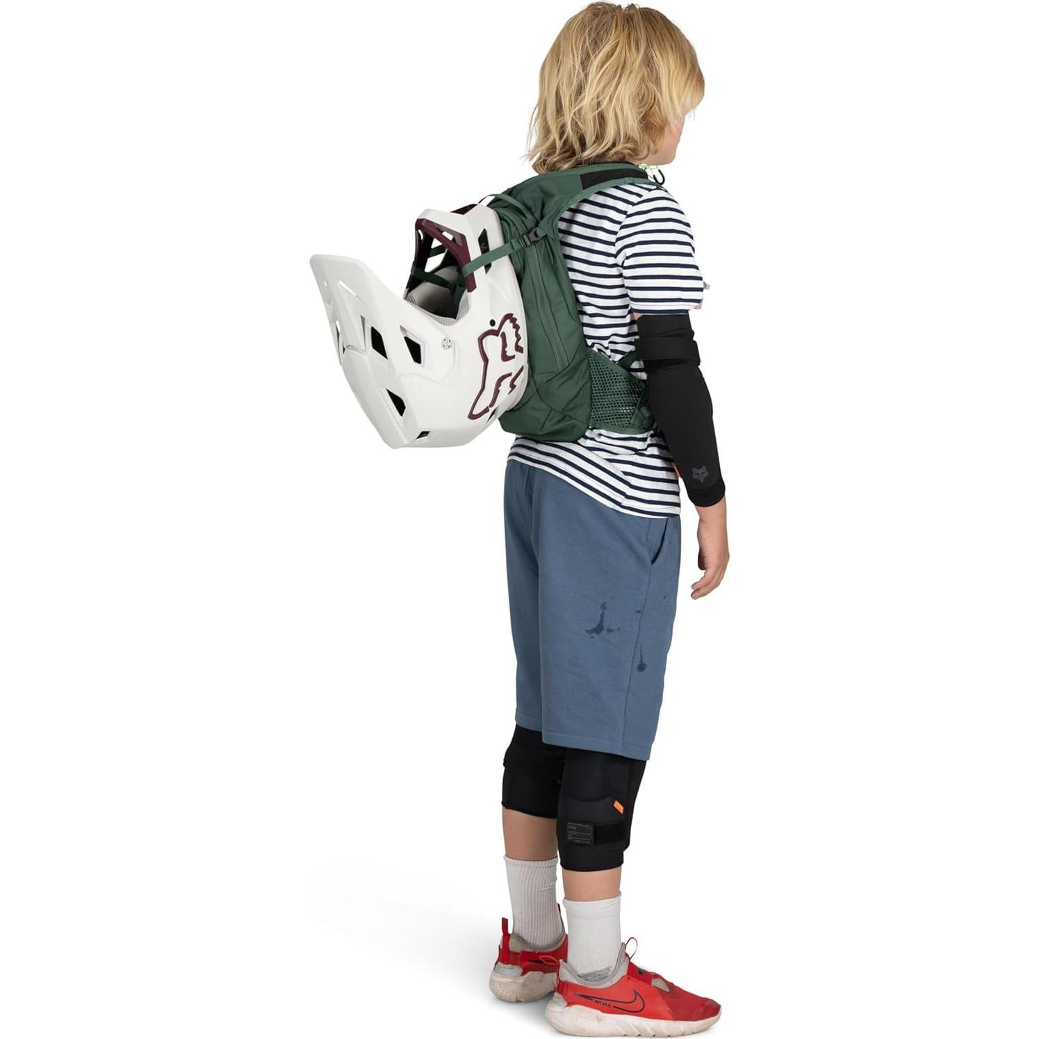 Mochila de Ciclismo Osprey Raptor Jr para Niños 1.5L Verde