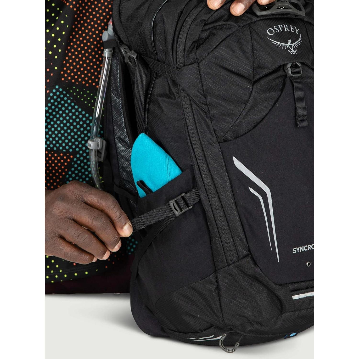 Mochila de Senderismo Osprey Syncro 20L Hombre Negro