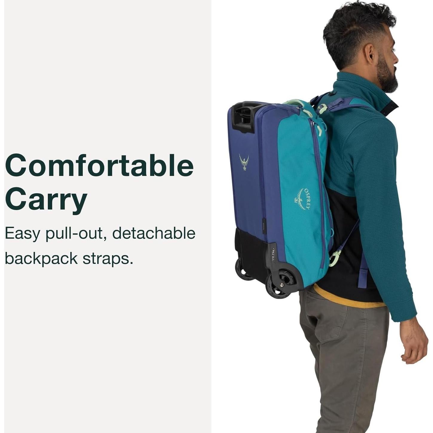 Duffel con Ruedas Osprey Daylite 40L Azul Spikemoss