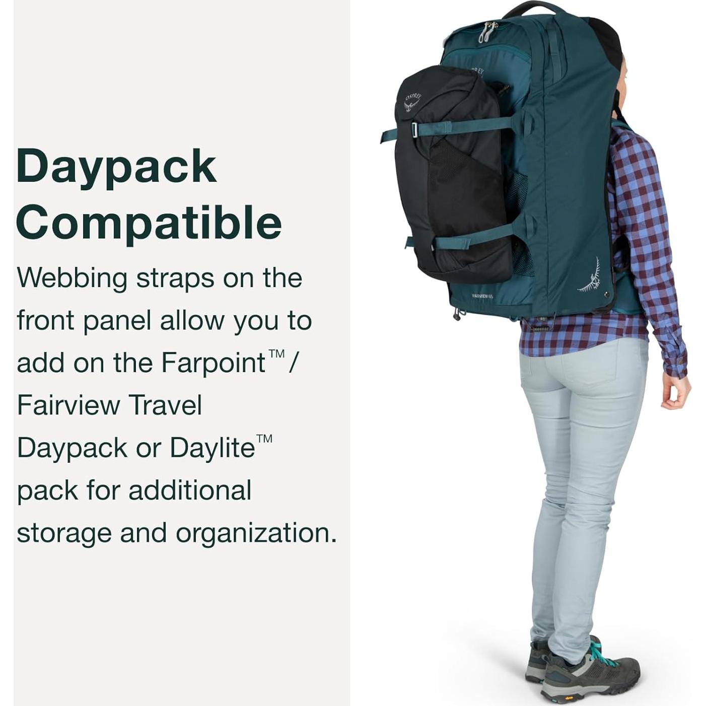 Mochila de Viaje Osprey Fairview 65L para Mujeres Azul