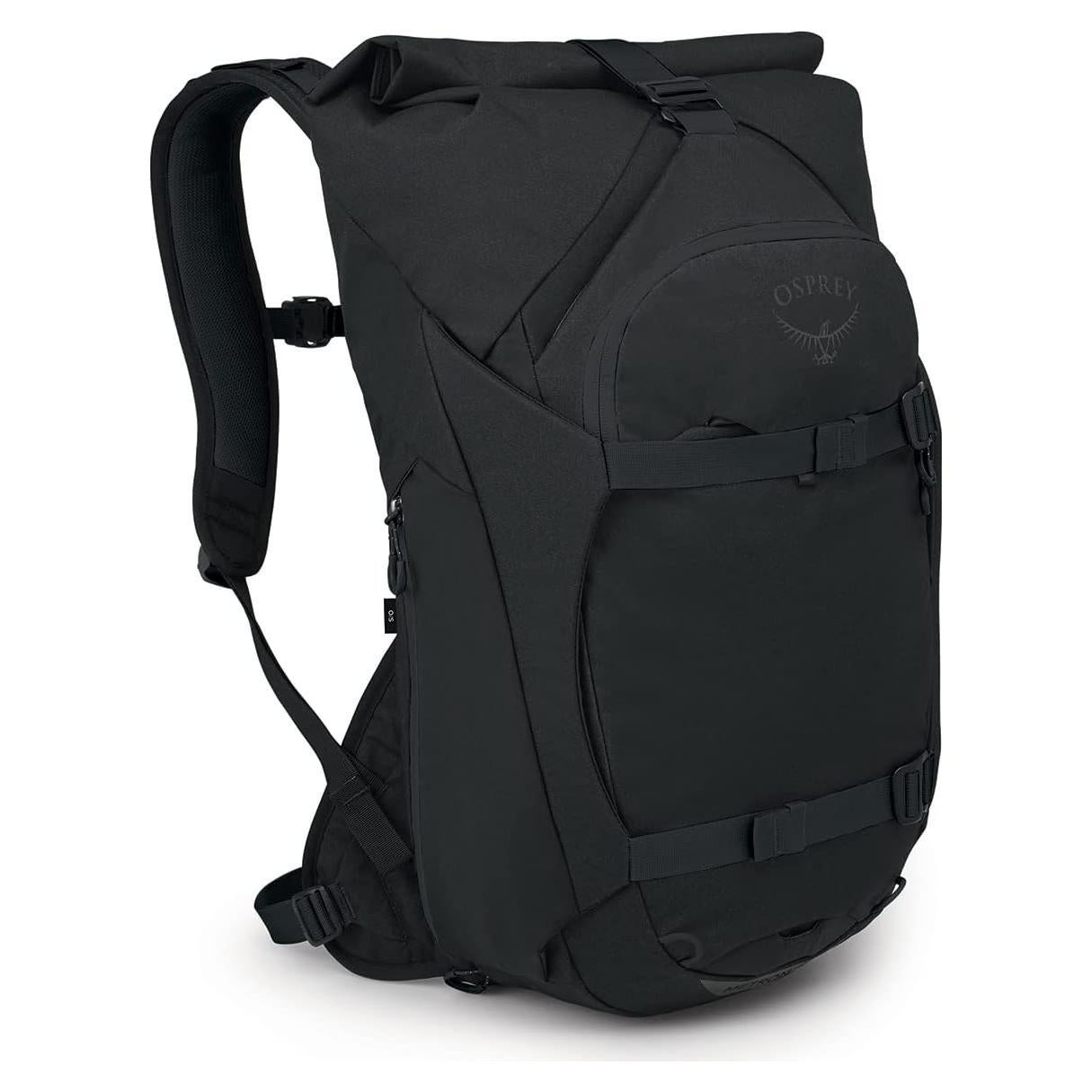 Mochila Osprey Metron 22L Roll Top Negra para Bicicleta