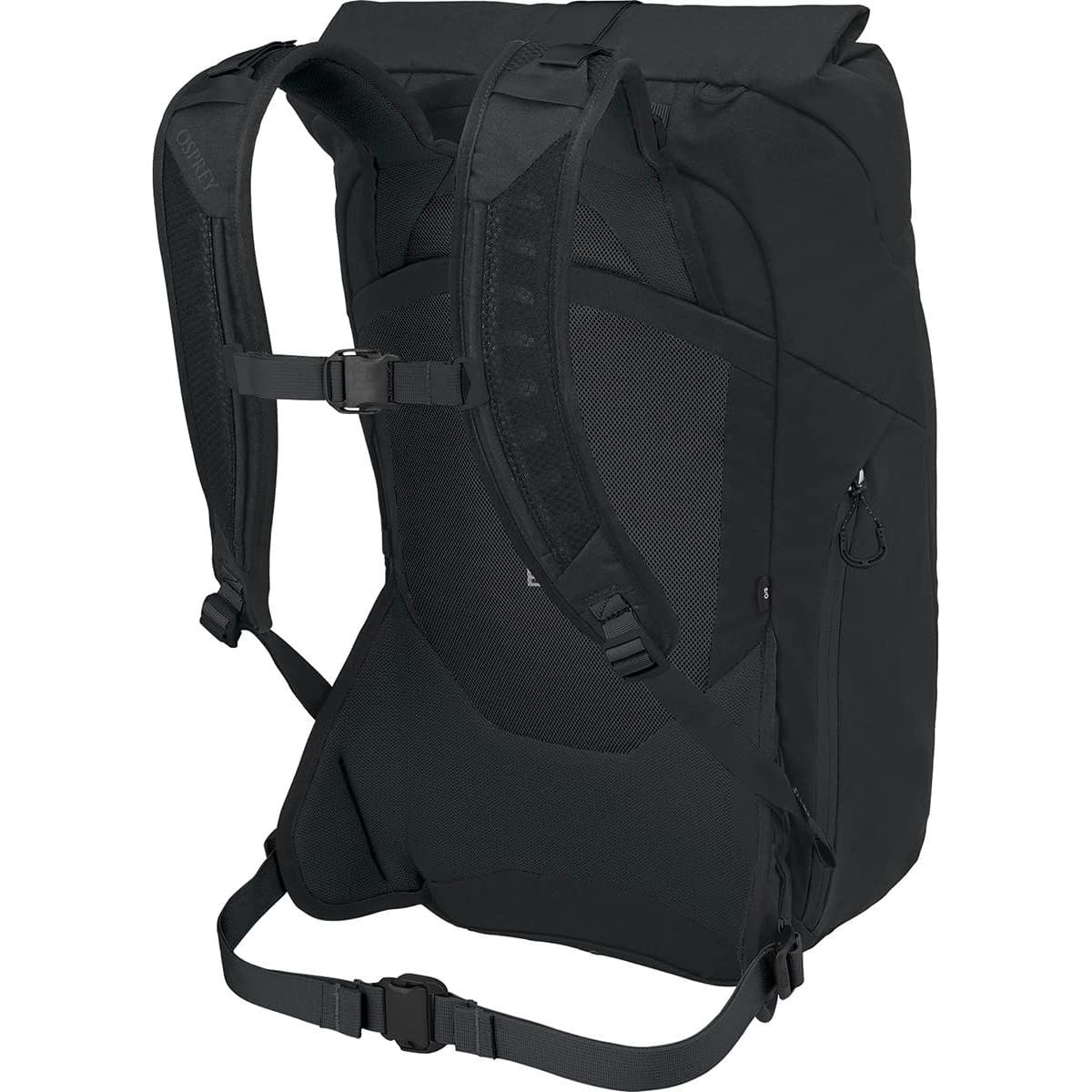 Mochila Osprey Metron 22L Roll Top Negra para Bicicleta