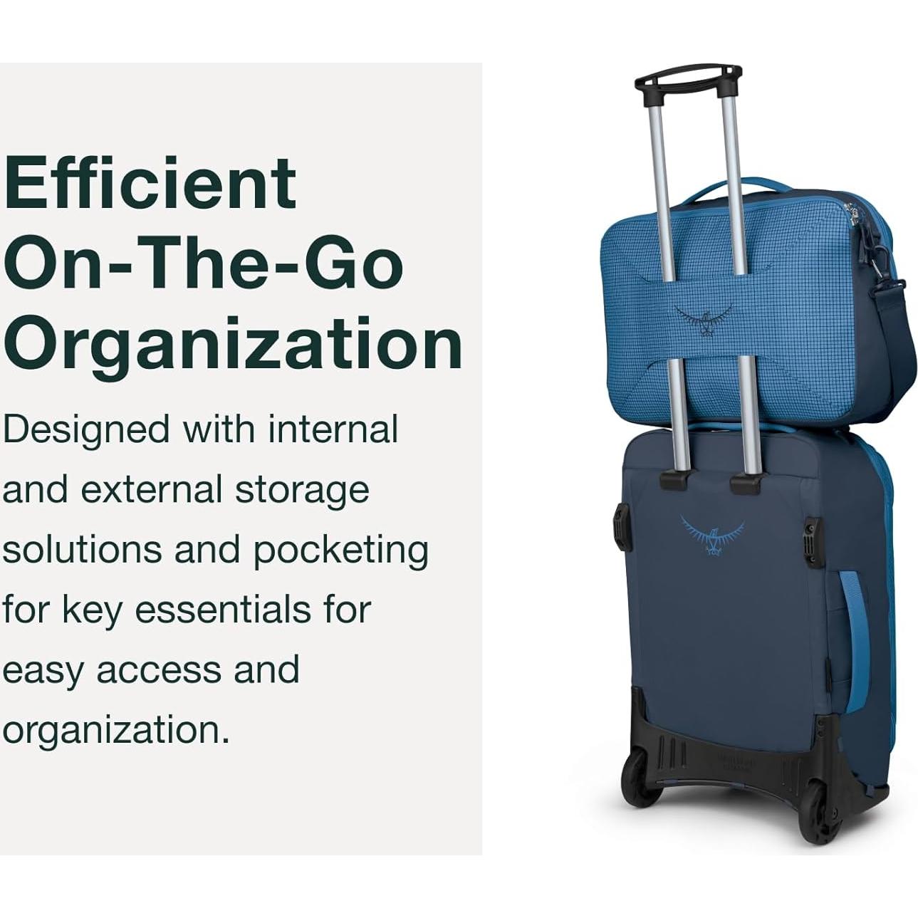 Bolsa de Mano Osprey Transporter Carry-On Negra 30.99x44.45cm