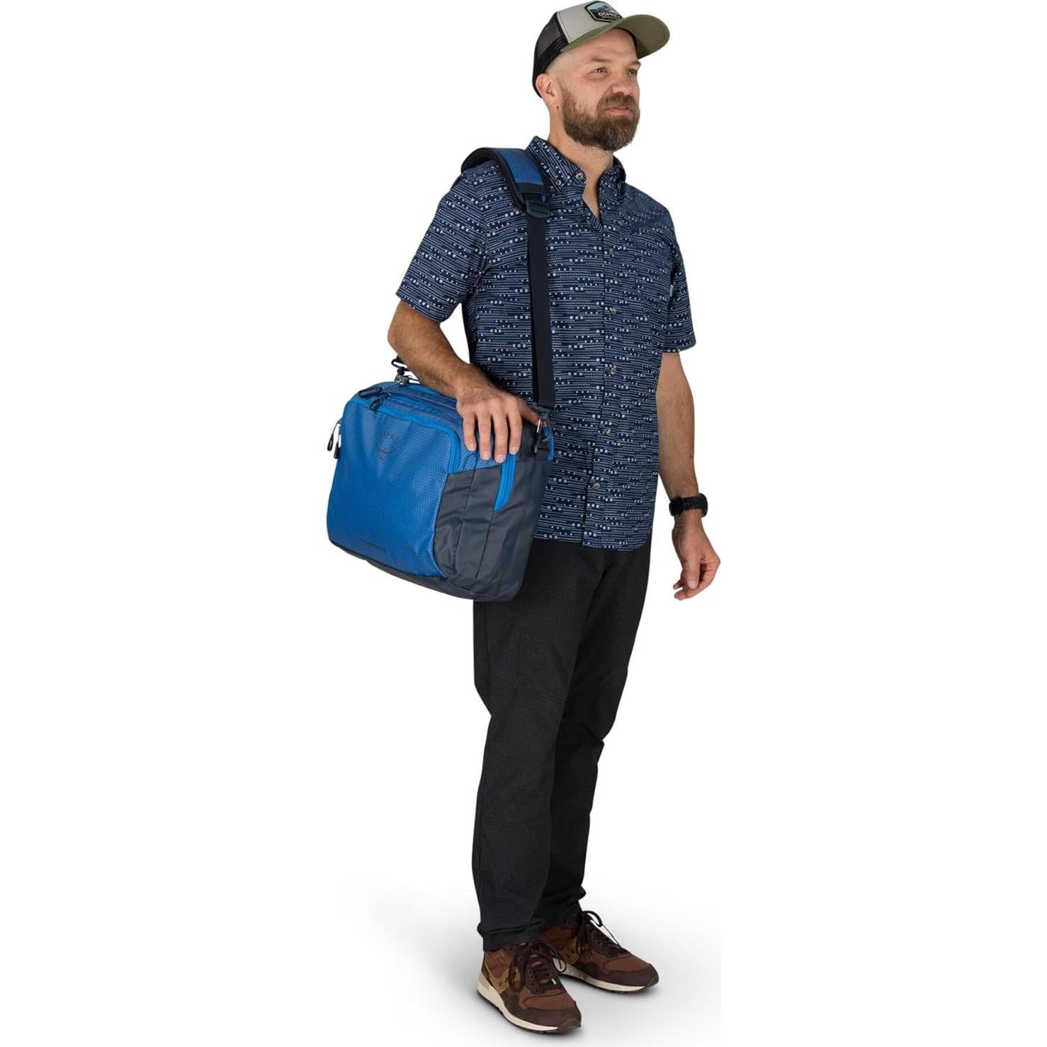 Bolsa de Mano Osprey Transporter Carry-On Negra 30.99x44.45cm